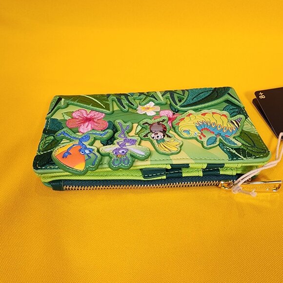 Loungefly Disney Pixar A Bug's Life Group Scene Flap Wallet NEW - Picture 9 of 13